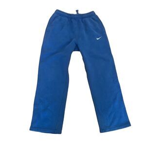 Nike Women's Team Club Fleece Sweatpants Blue Size L Relaxed Fit